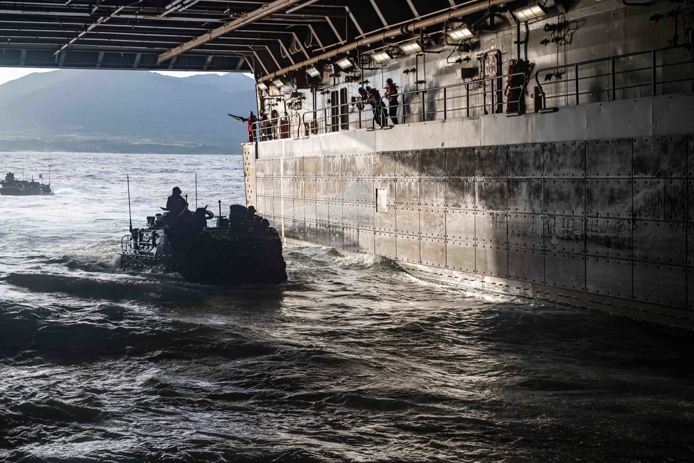 AAV Ops aboard USS New Orleans During Keen Sword 23