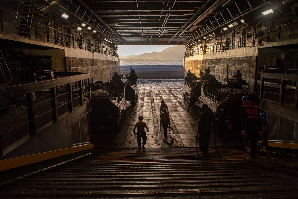 AAV Ops aboard USS New Orleans During Keen Sword 23