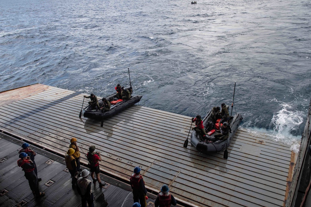 CRRC Ops aboard USS New Orleans during Keen Sword 23