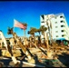 A Flag Blows in the Wind Amid Damage From Hurricane Ian