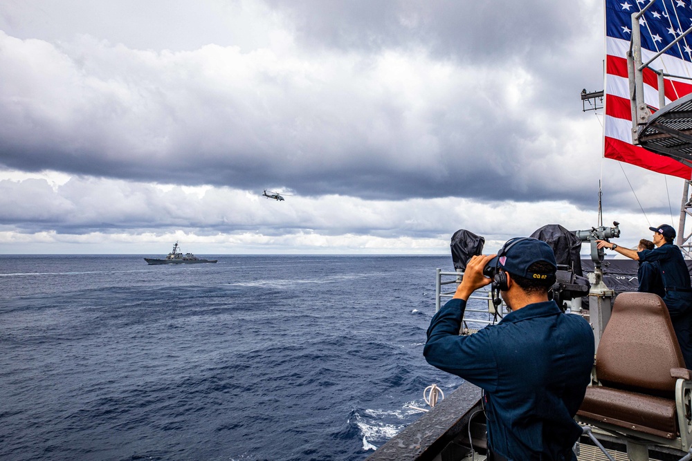 Carrier Strike Group 5 Conducts Tri-lateral Operations with the  Japan Maritime Self-Defense Force and Royal Australian Navy