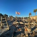 A Flag Blows in the Wind On Fort Myers Beach