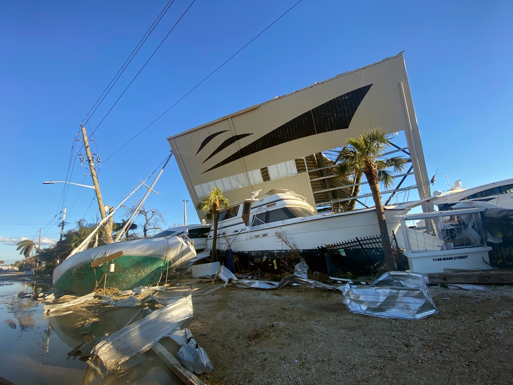 Boats Are Displaced by Hurricane Ian