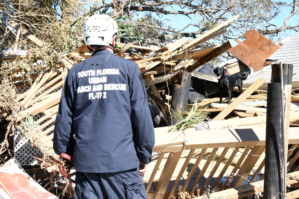 FEMA Urban Search and Rescue Teams Use Canine Teams To Assist With Searches