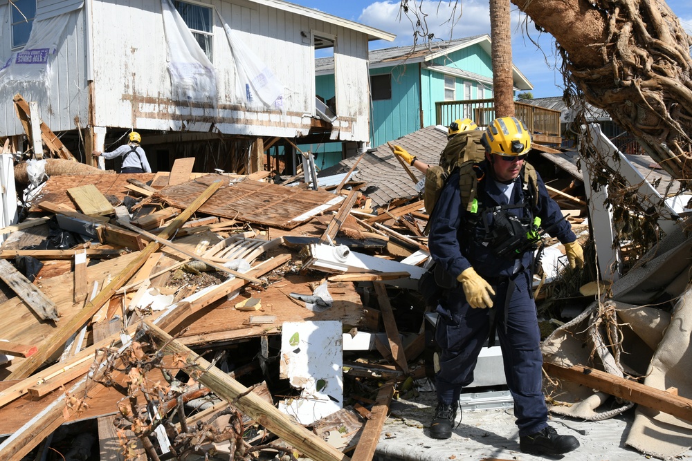 FEMA Search and Rescue Teams Search Areas Impacted by Hurricane Ian