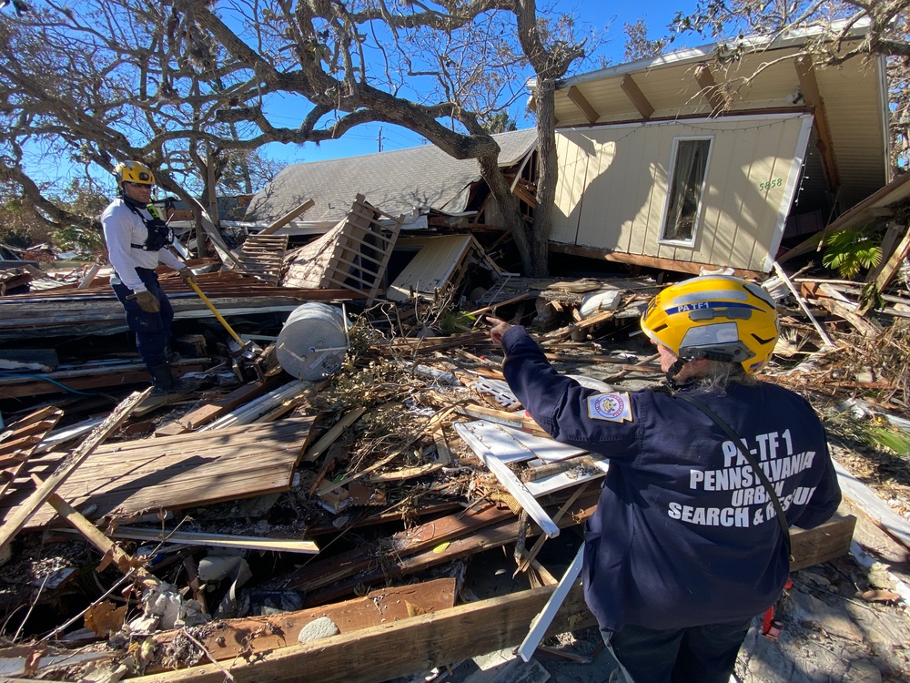 FEMA Search Dogs Assist in Searches in Neighborhoods Impacted by Hurricane Ian