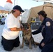 Search Dogs are Tended To After Working in Neighborhoods Ravaged by Hurricane Ian