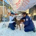 Search Dogs are Tended To After Working in Neighborhoods Ravaged by Hurricane Ian