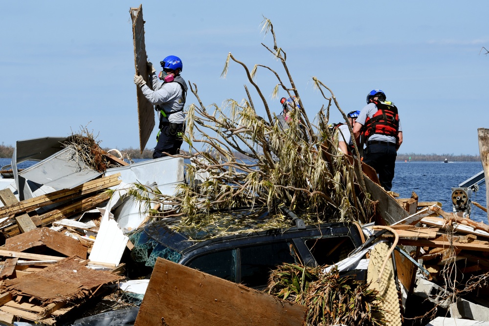 FEMA Urban Search and Rescue Teams Contine Searching Areas