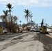 Crews Work to Repair a Roadway Connecting Pine Island