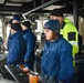 USCGC Hamilton gets underway for the Baltic Sea after four-day engagement while moored in Riga, Latvia