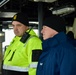 USCGC Hamilton gets underway for the Baltic Sea after four-day engagement while moored in Riga, Latvia