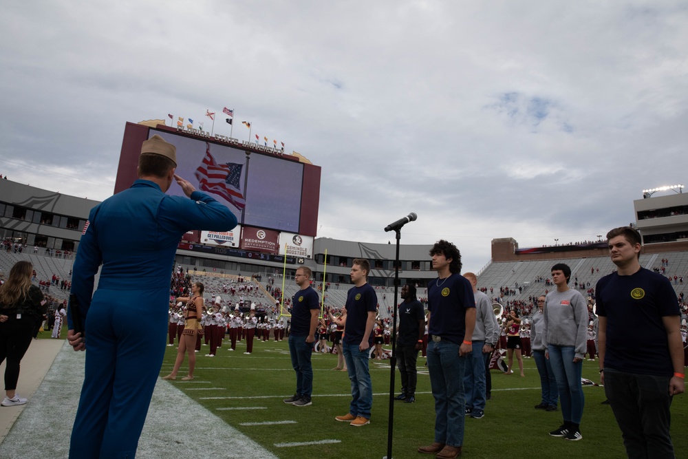 New Faces of the Armed Forces Sworn in before FSU vs LSU