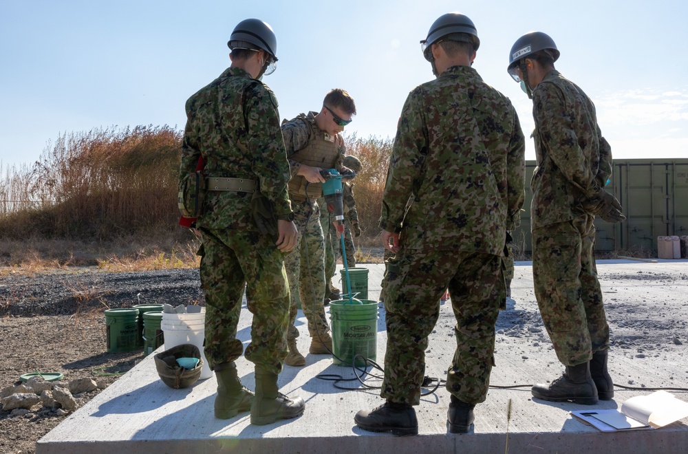 Exercise Active Shield 2022: US Marines show Japan Ground Self-Defense Force members Airfield Damage Repair