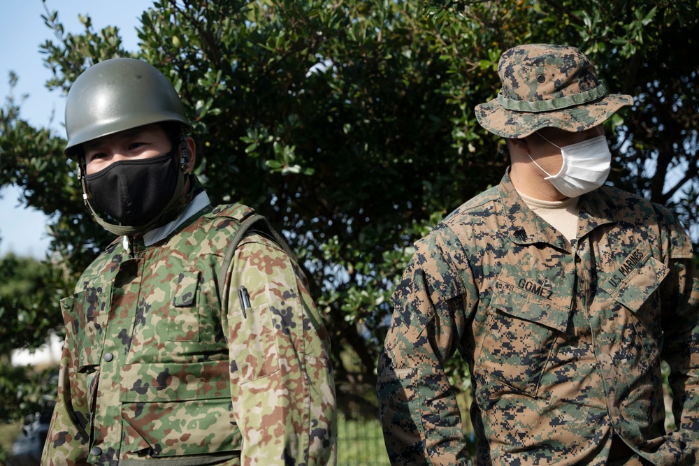 9th Engineer Support Battalion Marines Participate in  Humanitarian Aid/Disaster Relief Demonstration  with Japan Ground Self Defense Force Counterparts