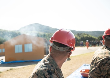 9th Engineer Support Battalion Marines Participate in  Humanitarian Aid/Disaster Relief Demonstration  with Japan Ground Self Defense Force Counterparts
