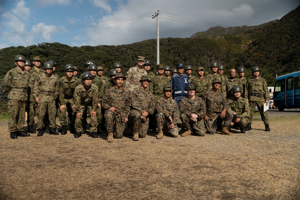 9th Engineer Support Battalion Marines Participate in  Humanitarian Aid/Disaster Relief Demonstration  with Japan Ground Self Defense Force Counterparts