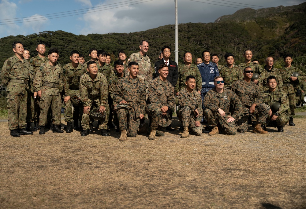 9th Engineer Support Battalion Marines Participate in Humanitarian Aid/Disaster Relief Demonstration with Japan Ground Self Defense Force Counterparts