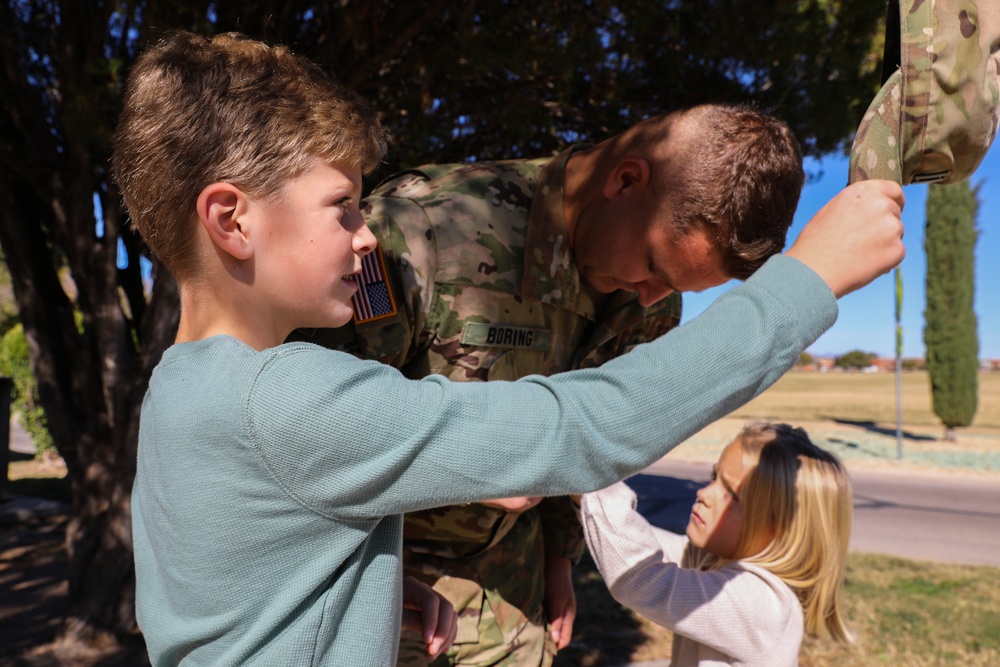 A Major promotion ceremony for the 37th Infantry Brigade Combat Team