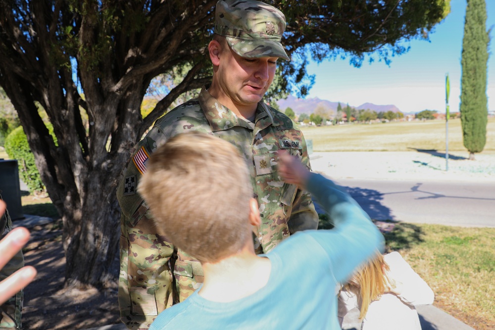 A Major promotion ceremony for the 37th Infantry Brigade Combat Team