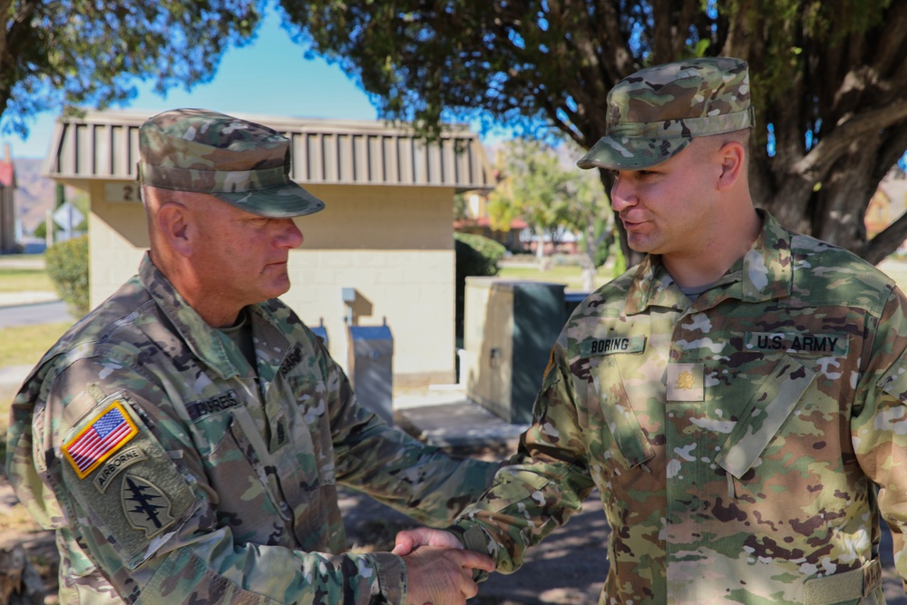 A Major promotion ceremony for the 37th Infantry Brigade Combat Team