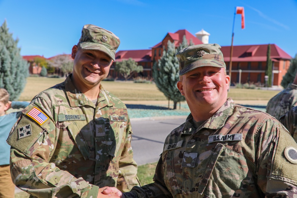 A Major promotion ceremony for the 37th Infantry Brigade Combat Team