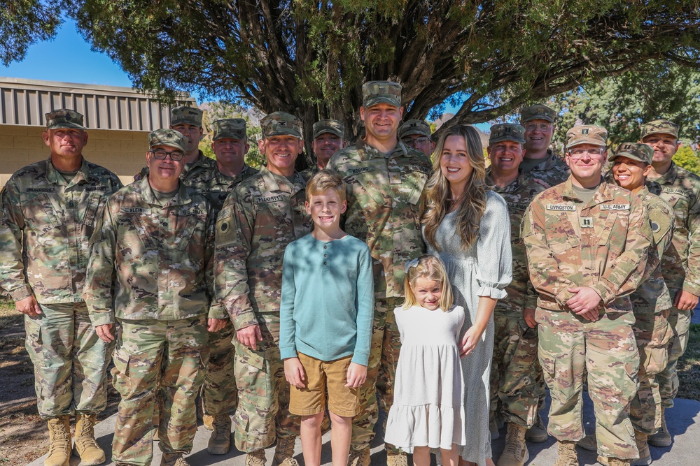 A Major promotion ceremony for the 37th Infantry Brigade Combat Team