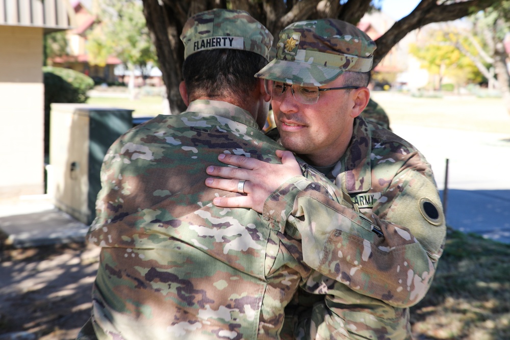 A Major promotion ceremony for the 37th Infantry Brigade Combat Team