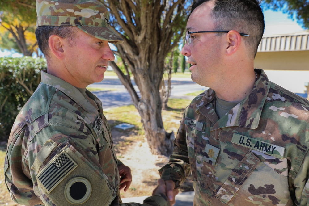 A Major promotion ceremony for the 37th Infantry Brigade Combat Team