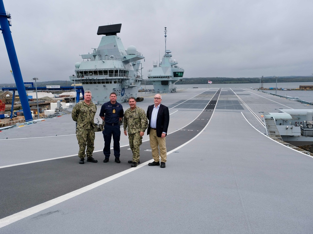 NAVSUP, U.S. Sixth Fleet logistics leaders visit U.S. Navy's only operational logistics support site in Europe's high north