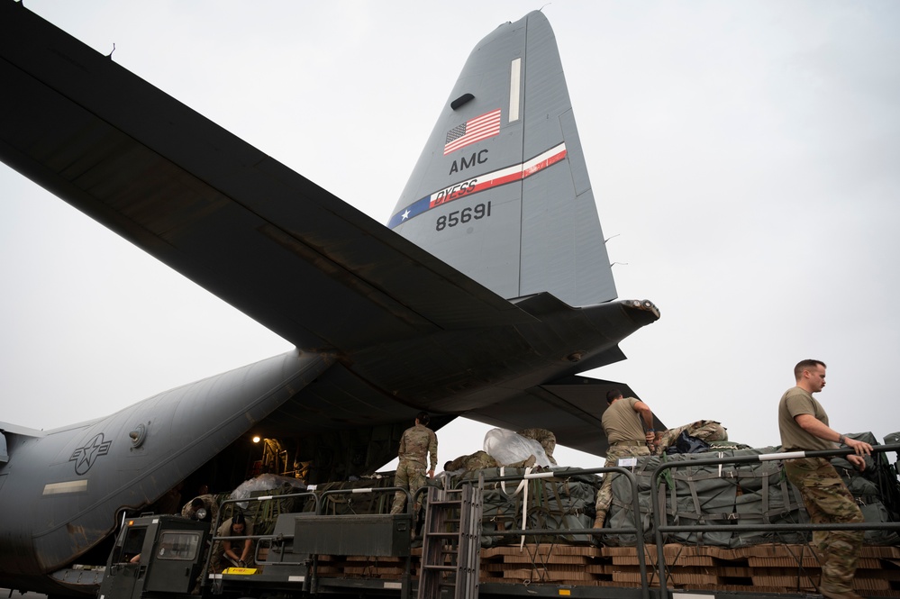 386 AEW conducts joint airdrop