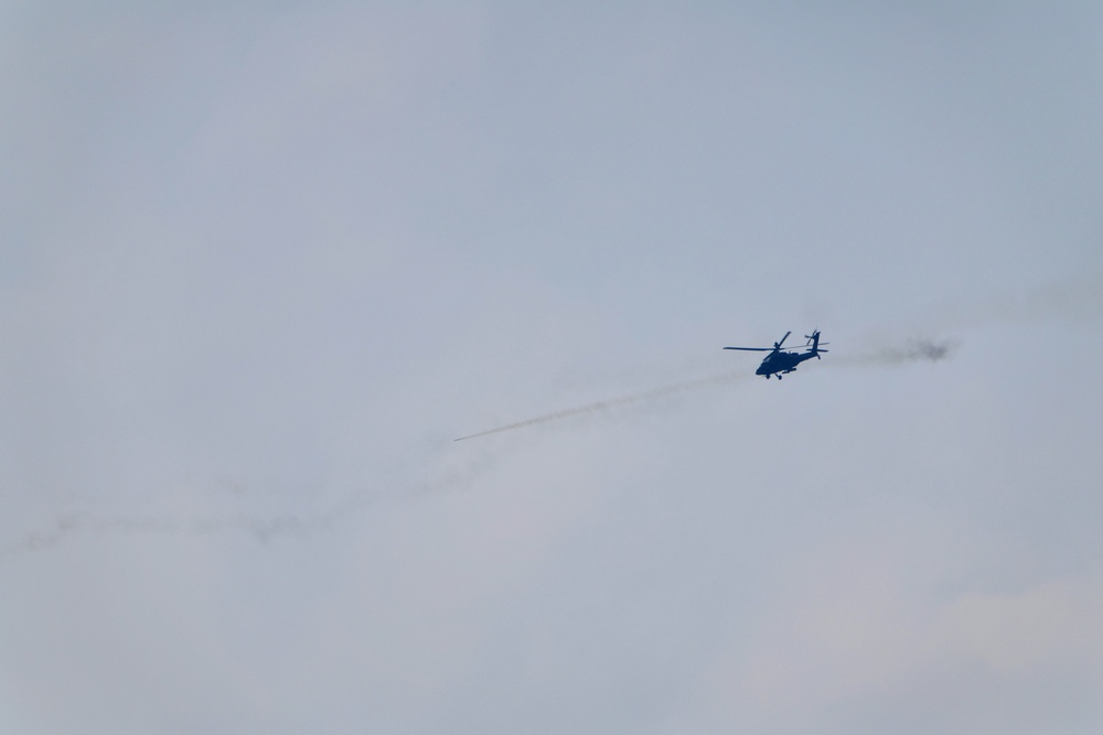 U.S. Army Apaches Conduct Aerial Gunnery at Nightmare Range