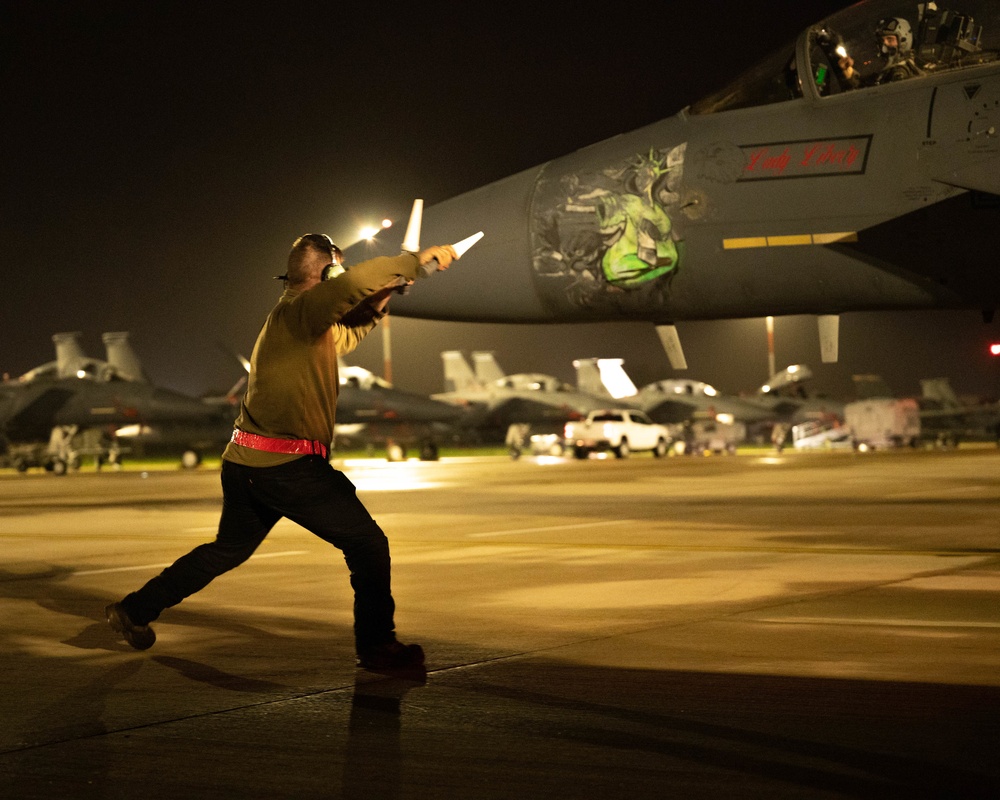 Night ops at the Liberty Wing