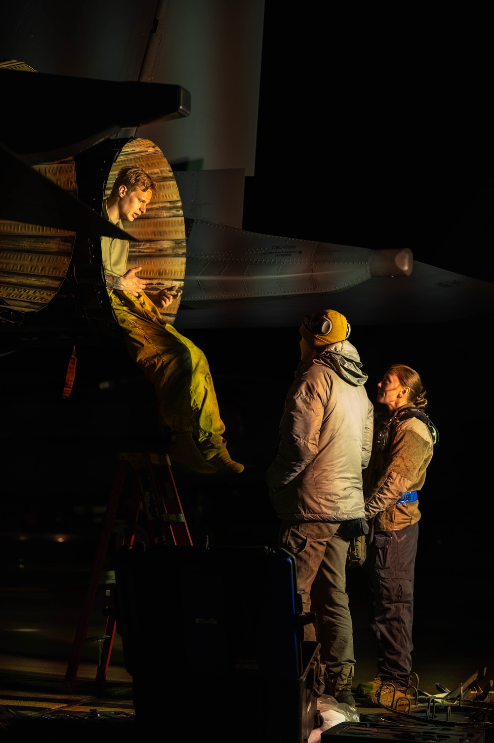 Night ops at the Liberty Wing