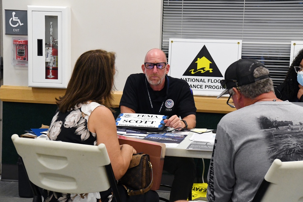 Disaster Recovery Center is Set Up in Naples