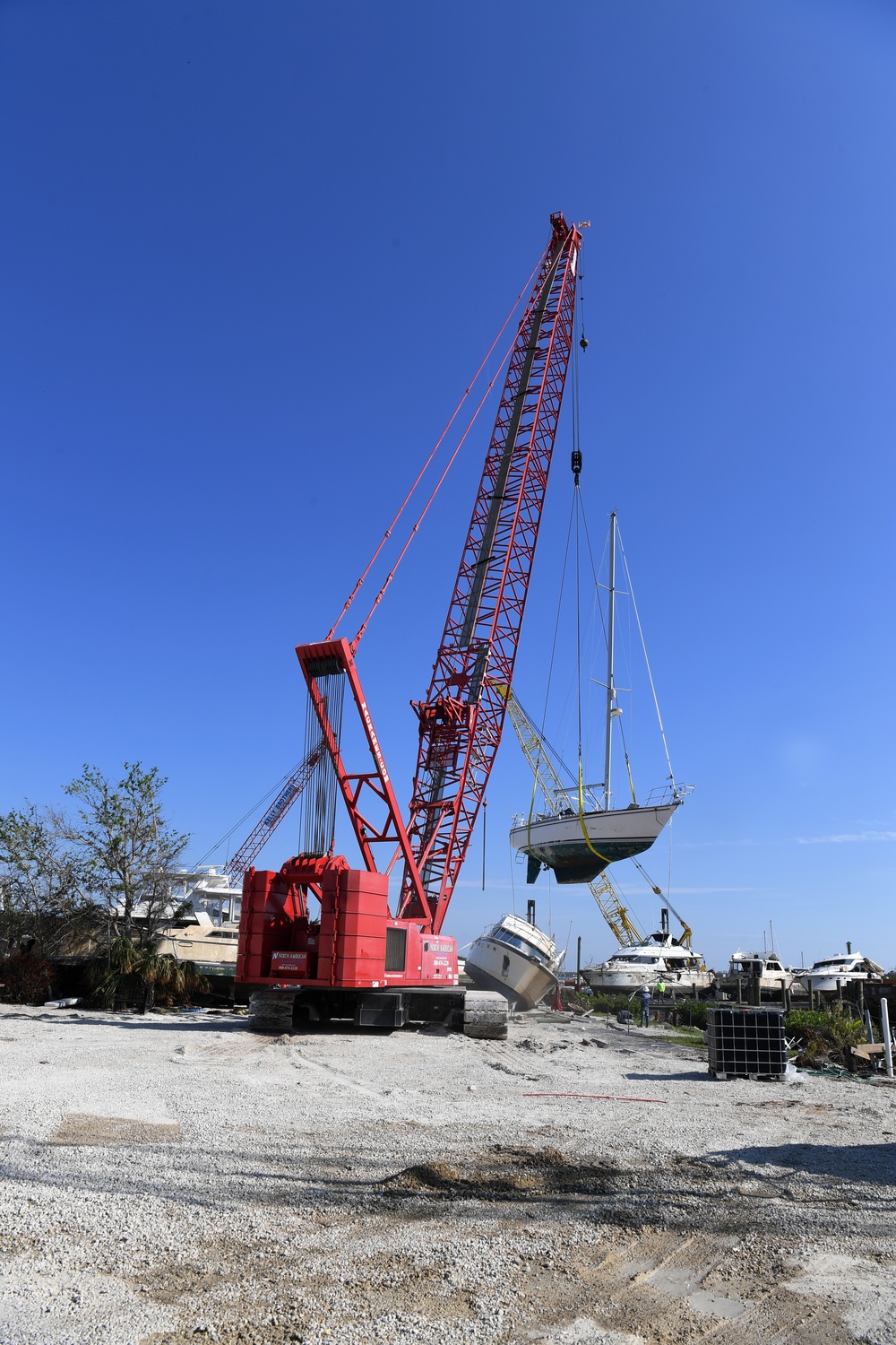 Crews Work to Get Displaced Vessels Out of the Waterways