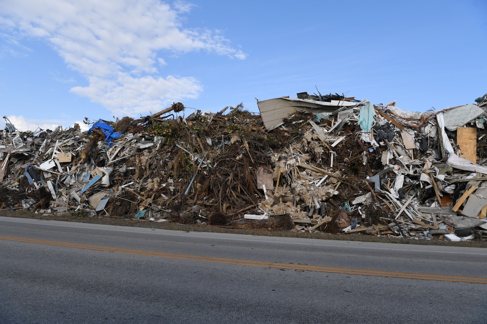 Debris Piles Continue to Grow As Progress Continues with Hurricane Ian Recovery