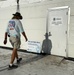 A Local Resident Visits a Disaster Recovery Center in Fort Myers Beach