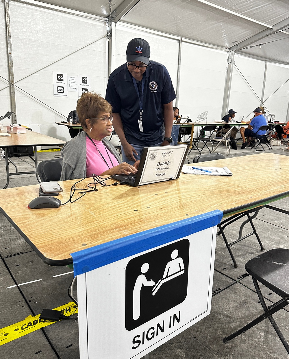 A Disaster Recovery Center is Opened on Fort Myers Beach