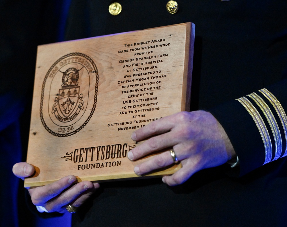 USS Gettysburg Crew Awarded for Battlefield Preservation Projects At Their Namesake