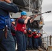 USS Leyte Gulf (CG 55) Completes Replenishment-at-Sea