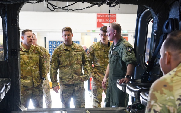 20 AF visits Irish Air Corps