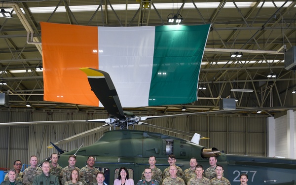 20 AF visits Irish Air Corps