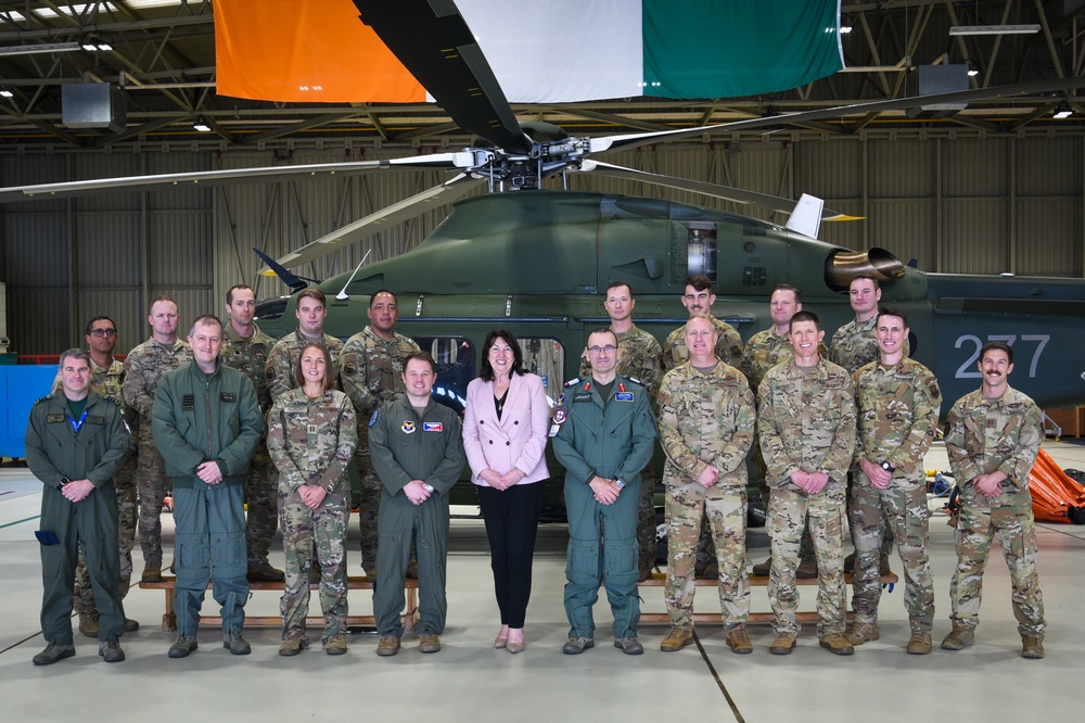 20 AF visits Irish Air Corps