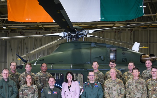 20 AF visits Irish Air Corps
