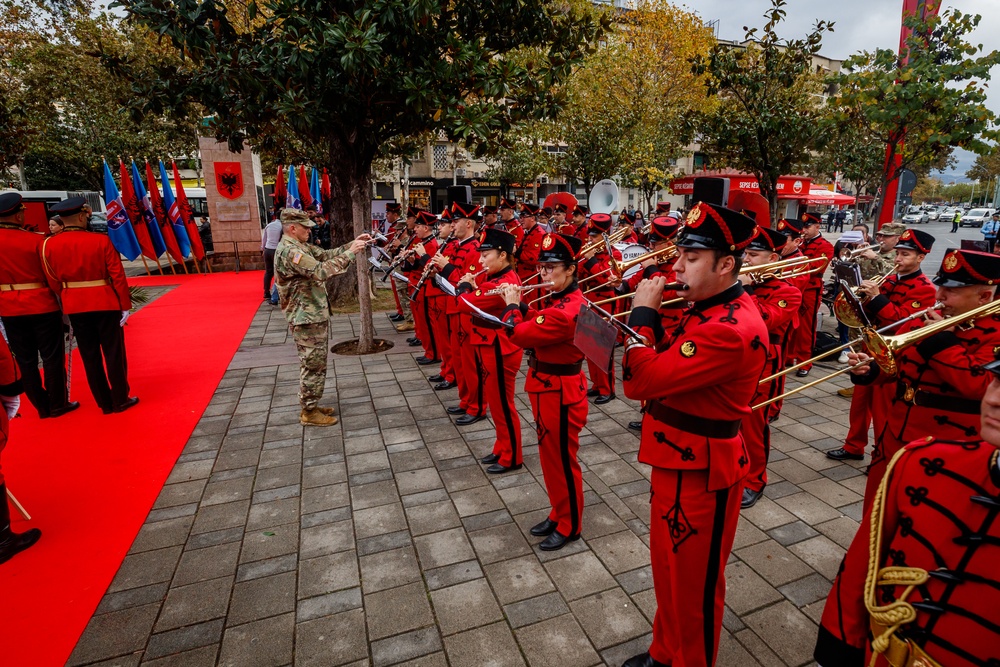 63rd Army Band performs with Albanian Armed Forces Band