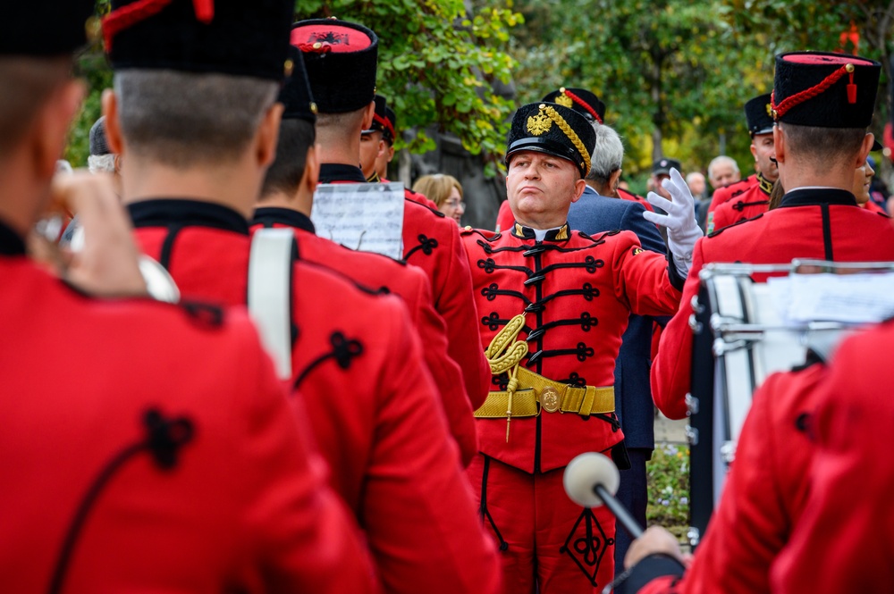 63rd Army Band performs with Albanian Armed Forces Band