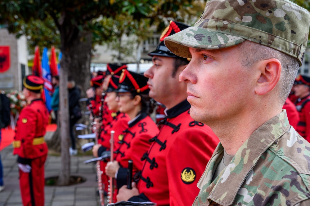 63rd Army Band performs with Albanian Armed Forces Band