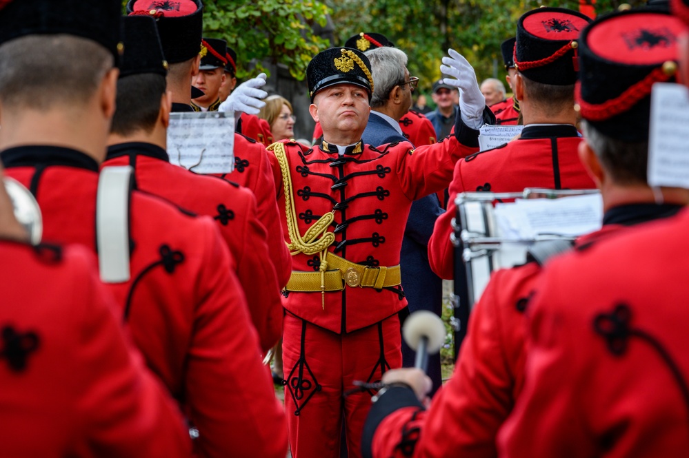 63rd Army Band performs with Albanian Armed Forces Band