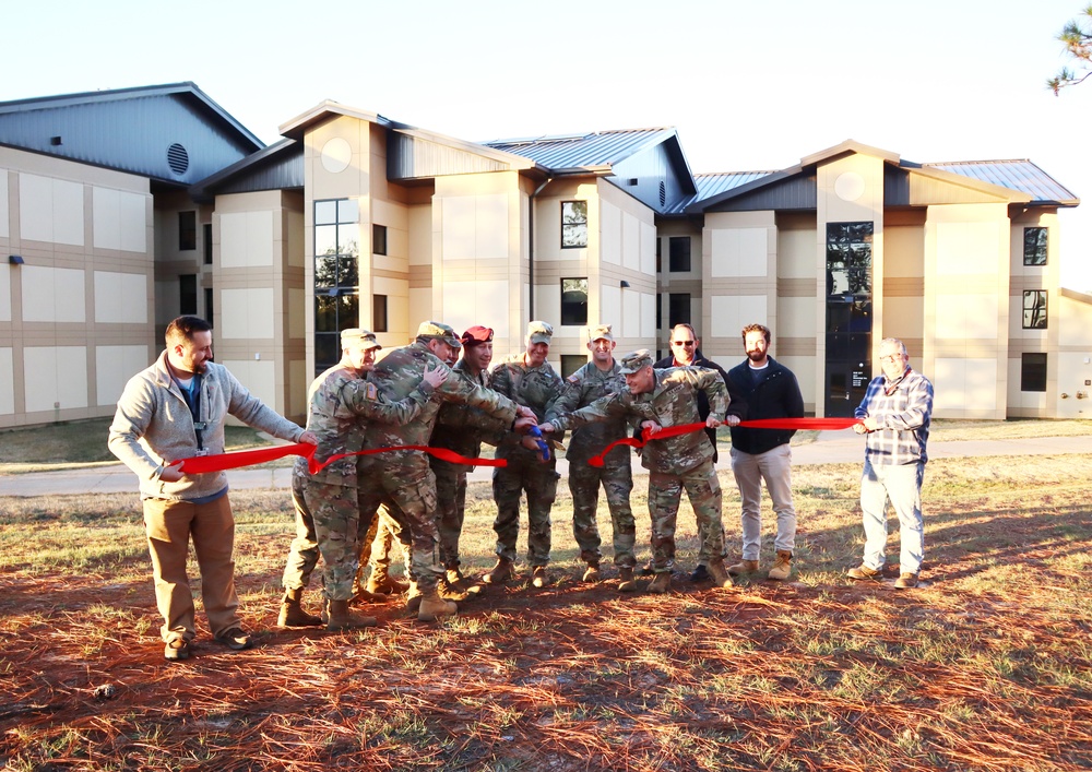 Ribbon cutting ushers in new barracks enhancing Soldiers quality of life